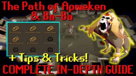Toa Complete In Depth Guide To The Path Of Apmeken And Ba Ba Tips
