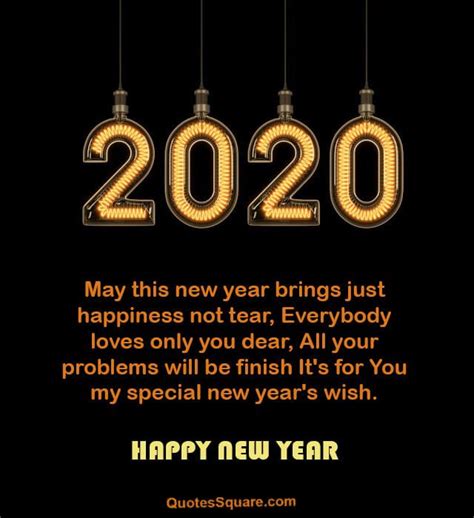 New Year 2020 Special Wishes For Your Short Message Love Quotes For