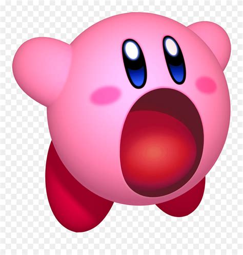 Kirby Mouth Wide Open Transparent Png Character Kirby Nintendo