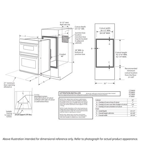 Ge Jt3800shss Ge® 30 Combination Double Wall Oven Jt3800shss