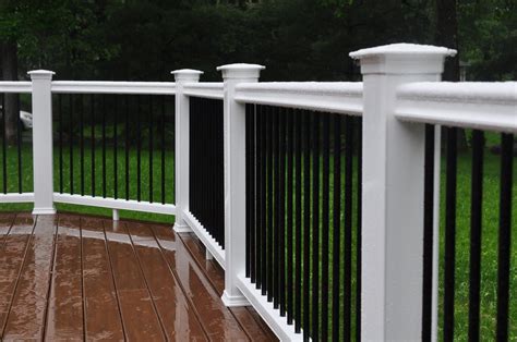 While detailed instructions on installing deck railings may differ slightly from material to material, there are some general installation tips to follow to safely install your deck rails to your existing outdoor deck: How to Install Composite Deck Railings | Decks.com