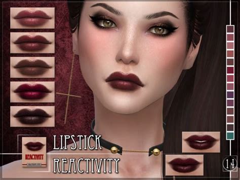 Remussirions Reactivity Lipstick Sims 4 Sims Find Makeup
