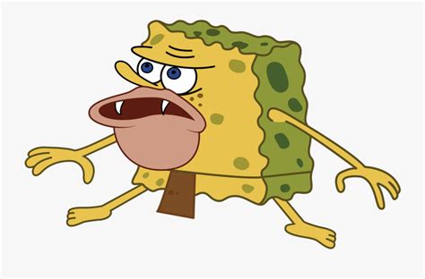 Caveman Spongebob Meme Free Transparent Clipart Clipartkey