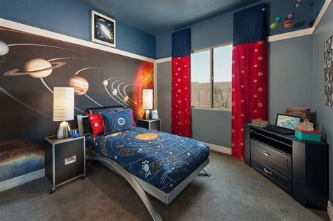 This is obviously in the shape of the moon and will light up their room with a galactic presence. 50+ Space Themed Bedroom Ideas for Kids and Adults ...