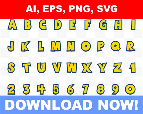 This is available for both windows and mac. Toy Story, alphabet number and letters, Toy Story Logo, create your custom logo, ready to use ...