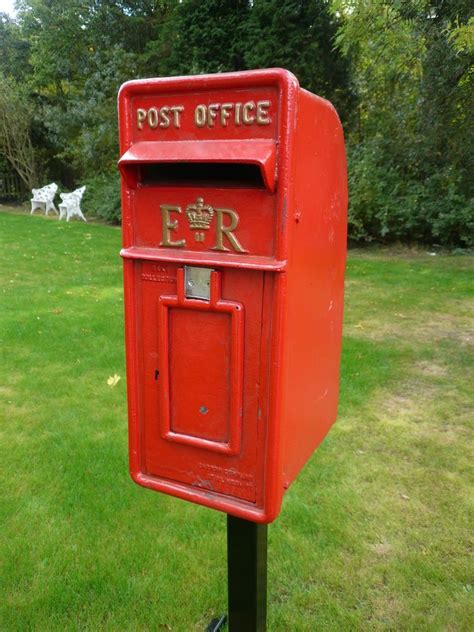 Royal Mail Post Box Erii Post Box And Powder Coated 85cm Stand Post Made
