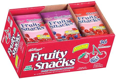 Kelloggs Fruity Snacks Variety Pack 36 Count Packages