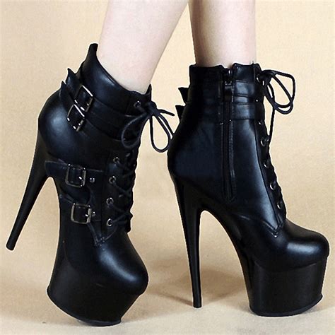 nianzheni womens pleaser stripper shoes wholesale gothic sandals boots best seller 6