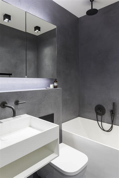 Micro Cement Bathroom From Our Shepperton Road Project Done By