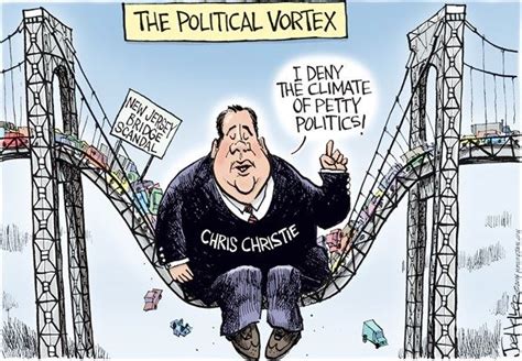 2014 political cartoons nj gov chris christie bridgegate scandal