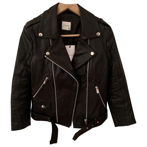 Anine Bing Leather Jacket In Black Lyst