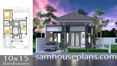 House Plans 10x15 With 3 Bedrooms Sam House Plans
