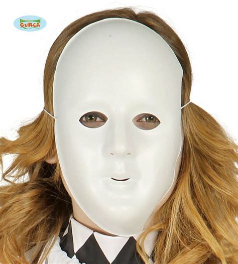 White Mask Full Face Once Upon A Time Party Shop Malta