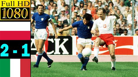 poland 2 1 italy world cup 1974 full highlight 1080p hd grzegorz lato youtube