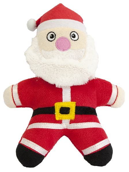 Santa Plush Toy With Double Squeaker Pet Brands Ltd