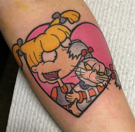 Pin By Carathebloom On Tattoos Tattoos Retro Tattoos Cartoon Tattoos