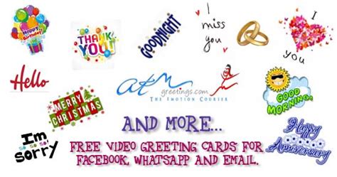 Enter & enjoy it now! Free online Animated Video Greeting Cards send Via Email Whatsapp and Facebook from atmgreetings.com