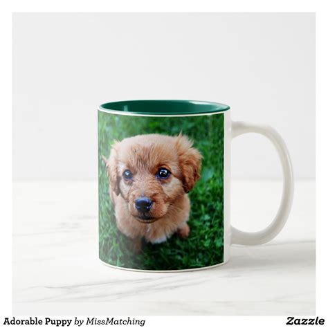 Adorable Puppy Two Tone Coffee Mug Cute Puppies Puppy Photos Puppies