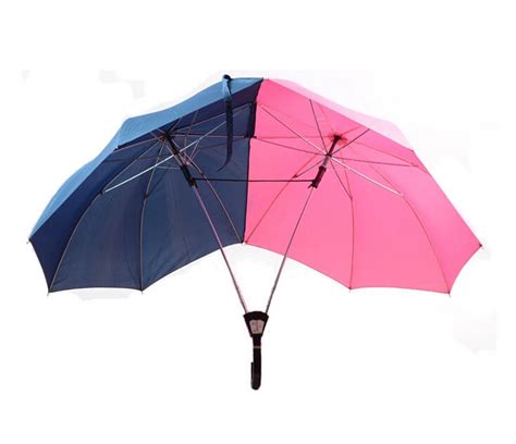50pcs Novelty The Double Umbrella Lover Couples Two Person Umbrella In
