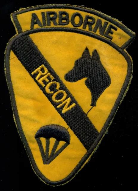 Us Army 1st Cavalry Division Recon Airborne Vietnam Patch 999 Picclick