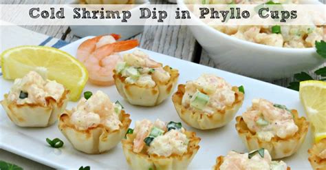 Tasty shrimp salad with a wonderfully creamy dressing is the perfect lunch, and it also makes a wonderful dinner in the summer. Cold Shrimp Dip in Phyllo Cups | Moms Need To Know