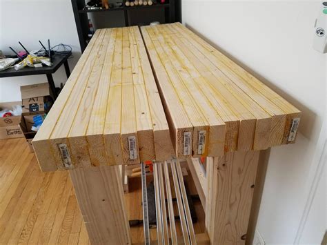 Two Piece Workbench Top Woodworking Stack Exchange