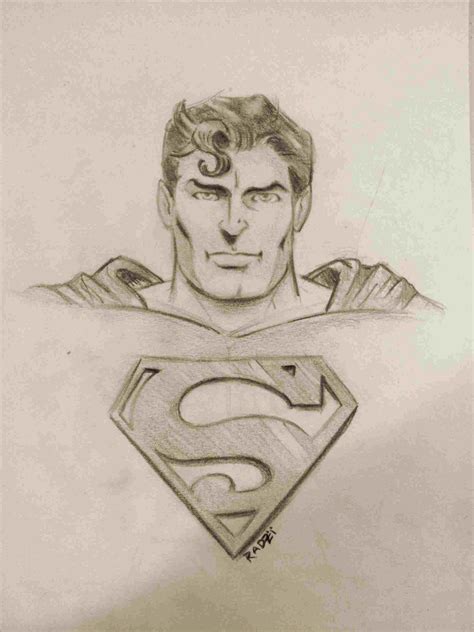 Superman Drawing In Pencil At Explore Collection