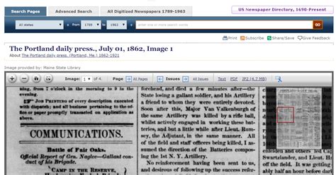Chronicling America An Archive Of Digitized Newspapers Historical Newspaper Teaching