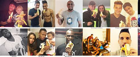 Photos Football World Goes Bananas In Solidarity With Dani Alves