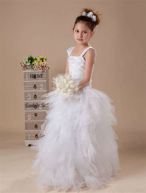 Off Shoulder Ball Gown Designer Flower Girl Dress Elegant Flower Girl