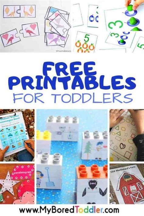 Free Printables For Toddlers My Bored Toddler
