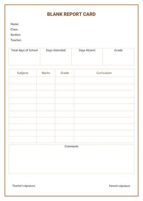 By adminposted on july 30, 2018november 5, 2019. 17+ Report Card Template - 6 Free Word, Excel PDF Documents Download | Free & Premium Templates