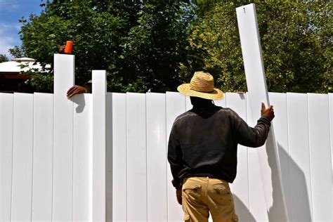 How To Install Vinyl Fencing On A Slope Step By Step Fence Frenzy