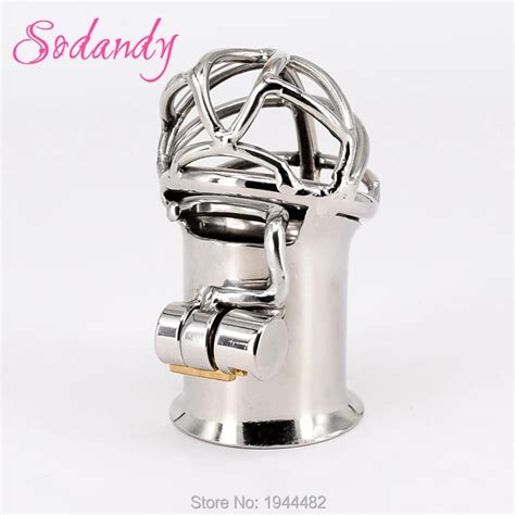 Sodandy Stainless Steel Pa Penis Puncture Chastity Device Male Cock