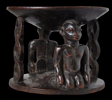 Yoruba Carved Wooden Divination Bowl Michael Backman Ltdmichael Backman Ltd African Masks