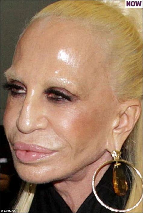 How Donatella Versace Transformed Herself Into A Human Waxwork With