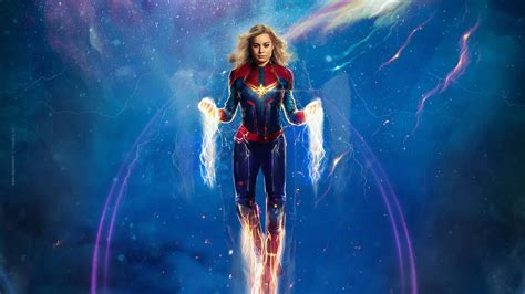 Download Best Captain Marvel Flying Background Wallpapers Com