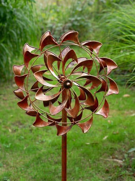 The Double Swirl Wind Spinner Sculpture