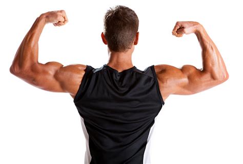 Athlete Flexing Muscles Stock Photo Download Image Now Istock
