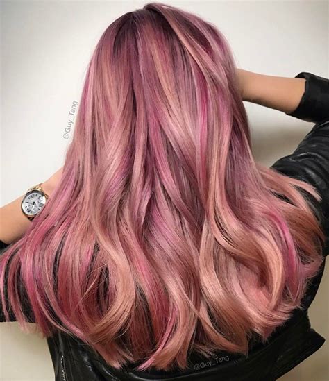38 Brilliant Rose Gold Hair Color Ideas For 2023 Hair Color Rose Gold