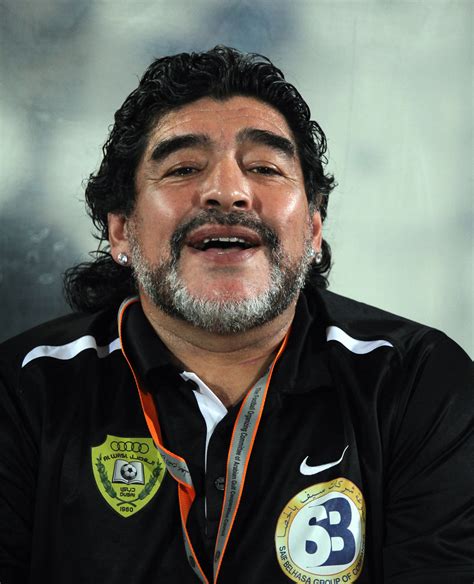 Diego Maradona Al Wasls Argentinian Coach Diego Maradona Flickr