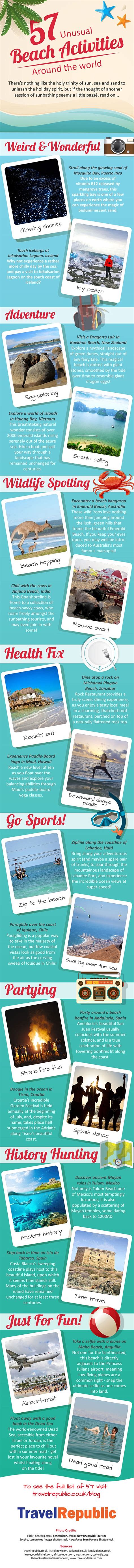 Sunbathing With Cows Ziplining Along The Coast And Visiting A Dragons Lair Infographic