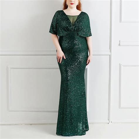 Skylar Plus Size Green Evening Dress Hello Curve