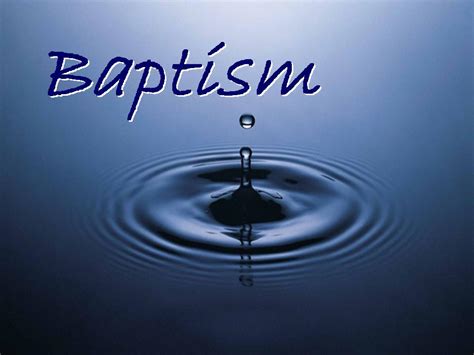 Philosophy of Baptism ~ vassal of the King