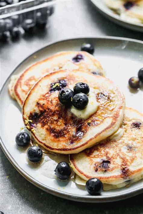 Lemon Blueberry Pancakes Tastes Better From Scratch