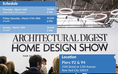 Do Not Lose The Architectural Digest Design Show 2017 Best Design Guides