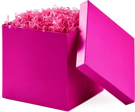 Hallmark Gift Box With Lid Hot Pink For Birthdays Bridal Showers