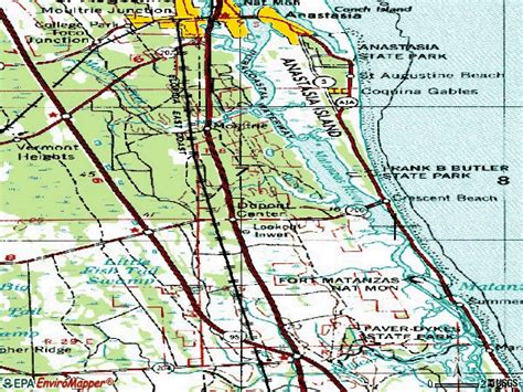 34 St Augustine Zip Code Map Maps Database Source