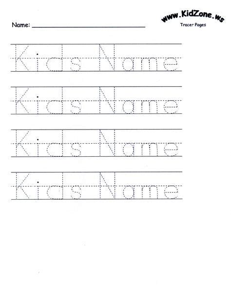 Free and printable preschool trace your name worksheets are available in this page. Customizable Printable Letter Pages | Name tracing ...