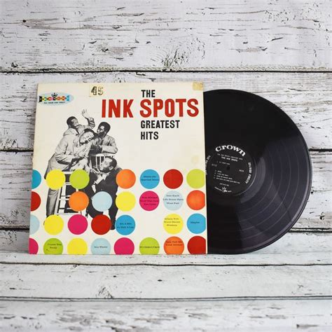 The Ink Spots Greatest Hits The Ink Spots Vinyl Lp Crown Etsy The